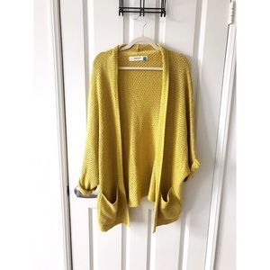 Anthropologie Sparrow Open Front Sweater